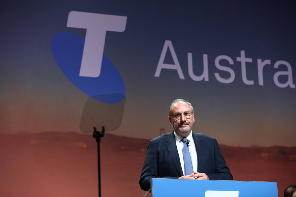 Telstra chair John Mullen will step down in October.
