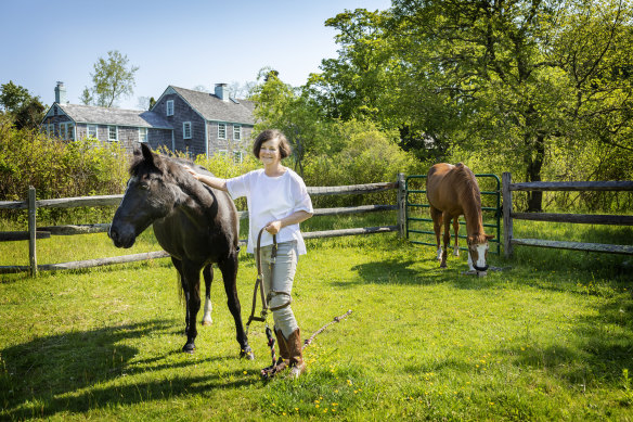 Geraldine Brooks at her American house in Martha’s Vineyard.