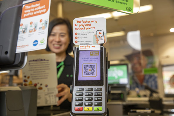 Woolworths has launched QR code payments across its stores nationally