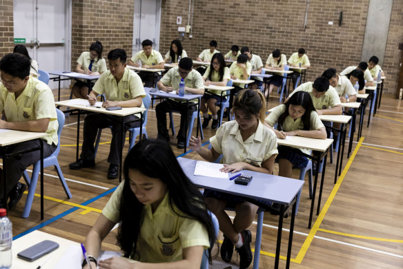 Schools in the city’s affluent north and east suburbs are claiming almost double the HSC disability provisions than those in the west. 