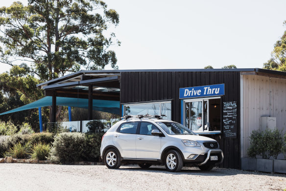 Drive-thru oysters at Bruny Island’s Get Shucked.