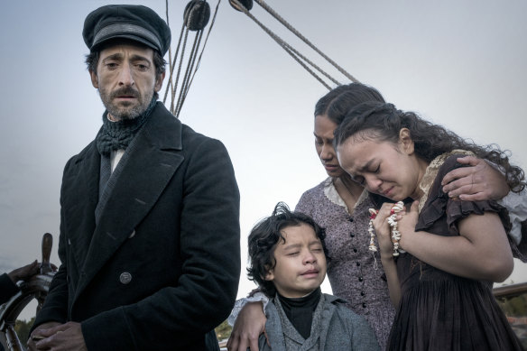 Adrien Brody as Charles Boone, a 19th century ship’s captain who takes possession of a family home in Maine locals believe cursed.