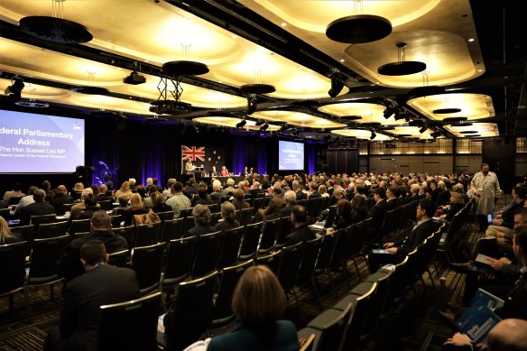 The Liberal Party at its state conference earlier this year.