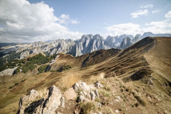 The Karanfili Peaks in the Prokletije Mountains, Montenegro.