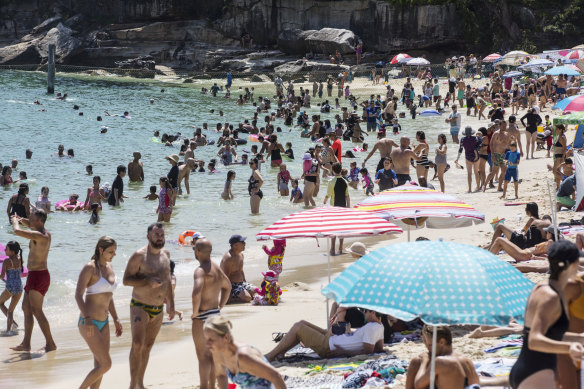 A busy Australia Day crowd at Nielsen Park in 2019. 