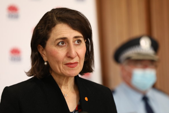 NSW Premier Gladys Berejiklian on Tuesday.