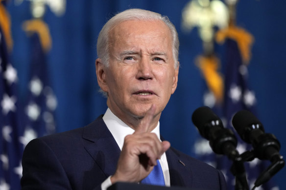 US President Joe Biden speaks about threats to democracy ahead of next week’s midterm elections.