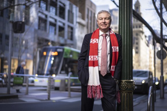 Sydney Swans chairman Andrew Pridham.