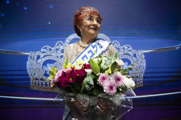 Salina Steinfeld, 86, is crowned ‘Miss Holocaust Survivor’.