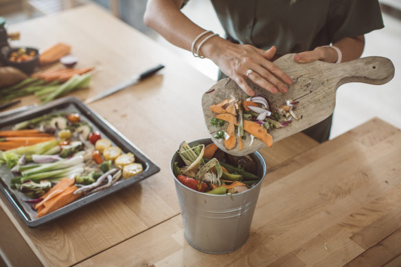 Peeling vegetables and fruit becomes unexpectedly fun when you have a compost bin.