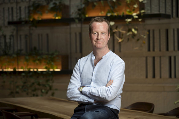 Deliveroo Australia chief executive Ed McManus has seen a surge in orders via hotel room service.