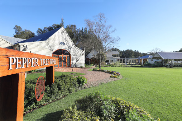 Pepper Tree Wines in the Hunter Valley.  