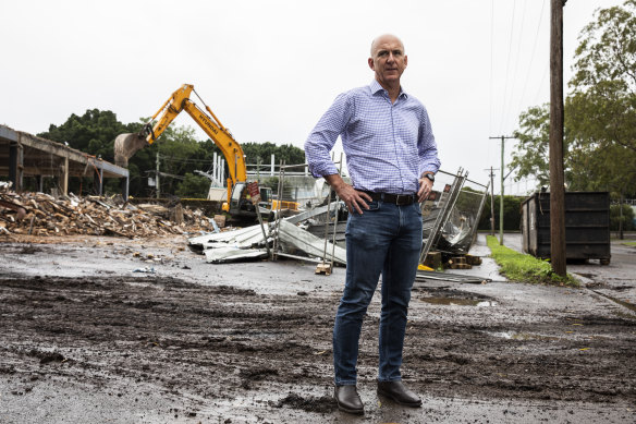 Newly appointed Northern Rivers Reconstruction Corporation chief executive David Witherdin in Lismore.