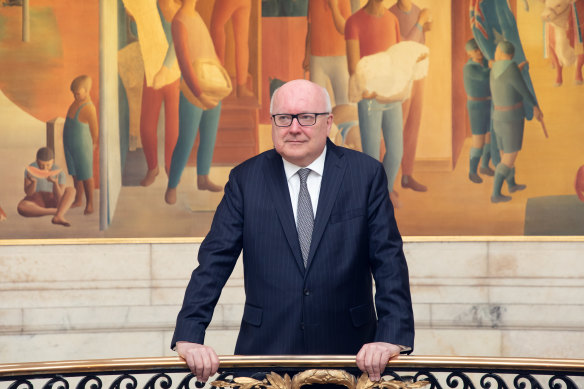 George Brandis was Australia’s high commissioner from 2018 until April this year. 