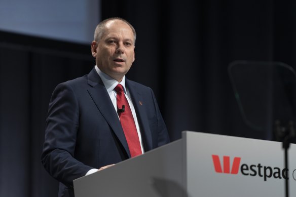 Westpac chief executive Peter King. 