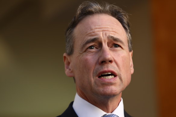 Federal Health Minister Greg Hunt said the government’s approach to vaccinations is one of voluntary participation. 