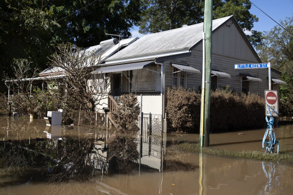 Lismore was affected by catastrophic flooding this year.