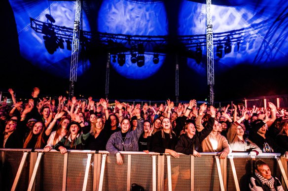 A crowd at the Queenscliff Music Festival in happier times.