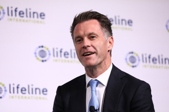NSW Premier Chris Minns at the Lifeline International President’s Lunch.