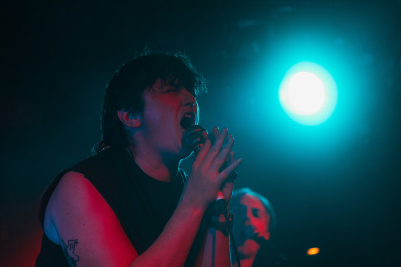 Power and vulnerability: Cash Savage and the Last Drinks perform at the Corner Hotel.