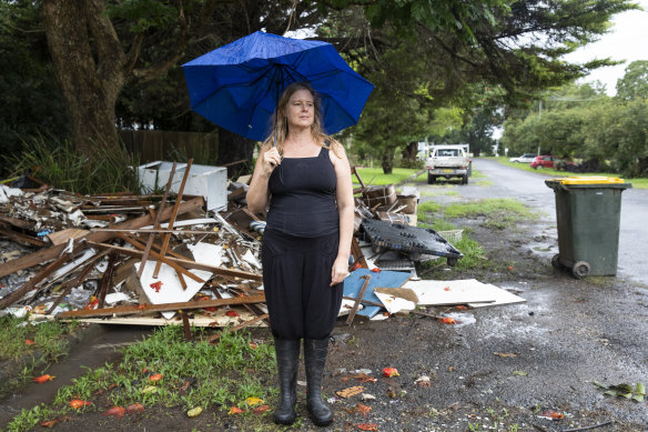 Mullumbimby resident Nitya Ellemor used to love the sound of rainfall, but now the floods are all she can think about.