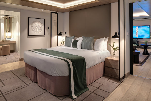 The ship’s Penthouse Suite.