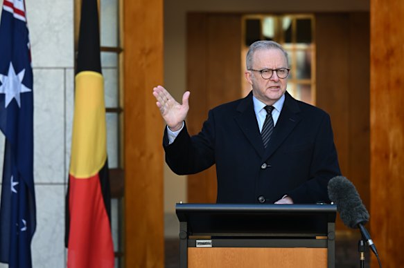 Prime Minister Anthony Albanese received a call from Apple CEO Tim Cook on Tuesday briefing him on the tech giant’s announcement.