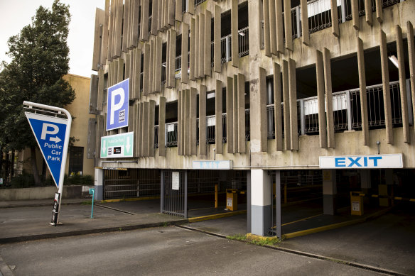The Cross Street car park in Double Bay, Sydney
