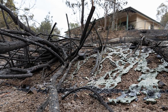 Ninety homes were destroyed in the Longwood fire. 