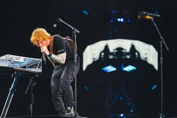 “I was wishing, hoping and praying Australia would like me,” Ed Sheeran told the sold-out MCG crowd.