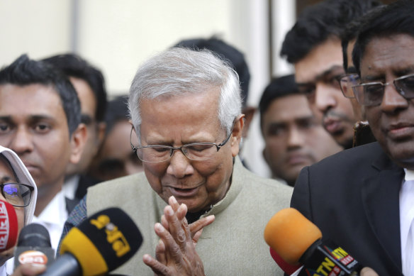 Nobel Peace Prize laureate Muhammad Yunus.