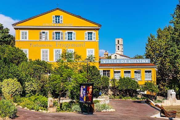 The historic Musee Fragonard perfume museum can be visited in the old town quarter of the French perfumery city of Grasse. 