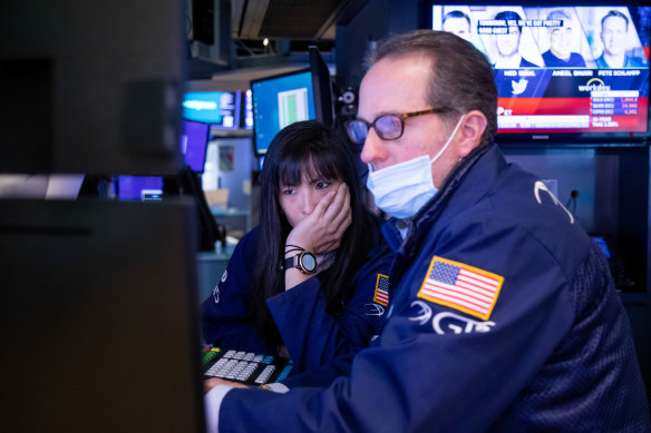 Wall Street has regained some of Friday’s heavy losses.