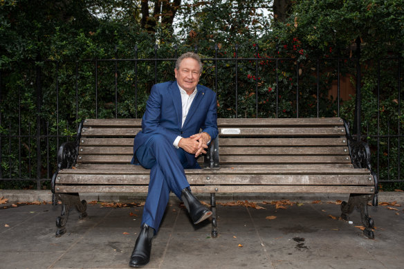 A man of influence: Billionaire Andrew Forrest.