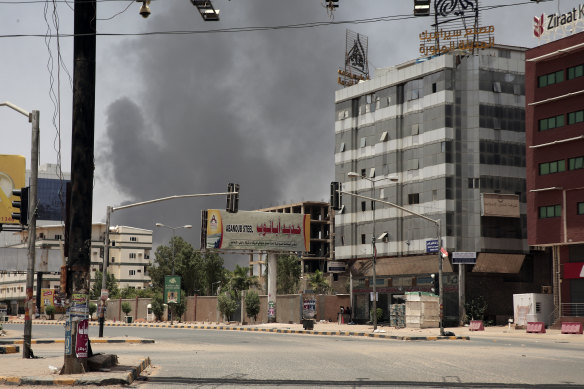 Gunfire could be heard in several parts of Khartoum, amid reports of several civilian casualties.