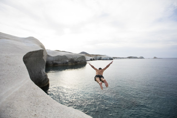 Taking a dive along the island’s bizarre north coast.