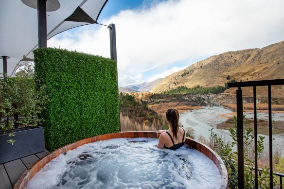 The Onsen spas are filled with the pure water from the surrounding mountains.