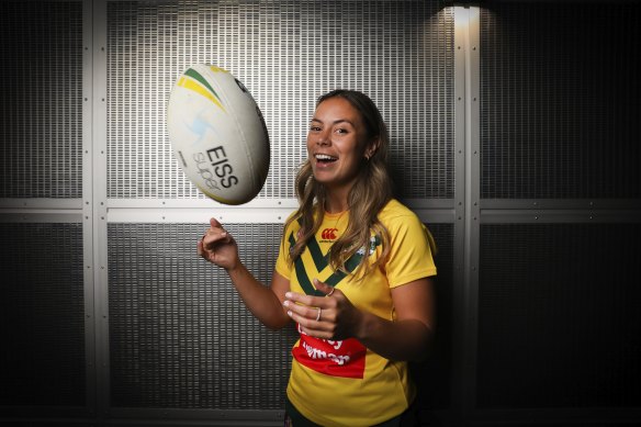 Taliah Fuimaono ahead of the World Cup last year.