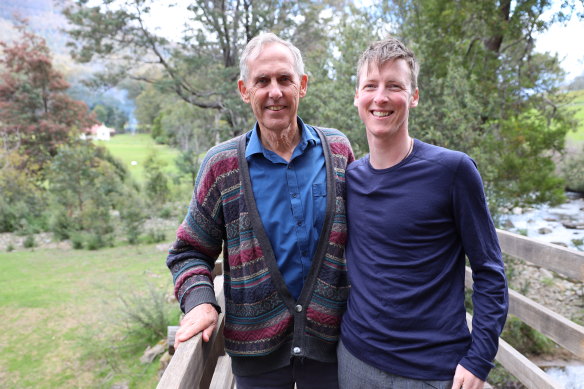 Bob Brown and Oliver Cassidy from the documentary Franklin.