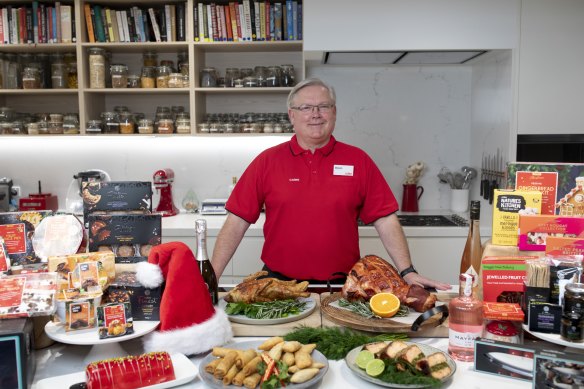 Coles chief executive Steven Cain is expecting shoppers to deck the halls this Christmas.