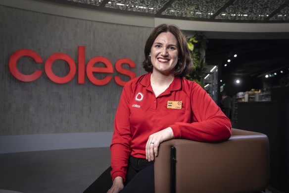 The 2023 financial results are the first to be presented by new Coles boss Leah Weckert.