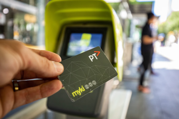 Almost $200 million is loaded onto myki cards.