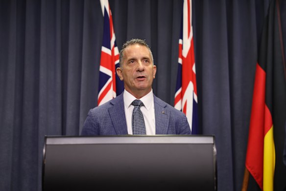 Corrective Services Minister Paul Papalia.