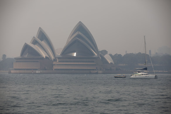 Sydney again disappeared under a blanket of smoke on Thursday amid worsening bushfires across NSW.