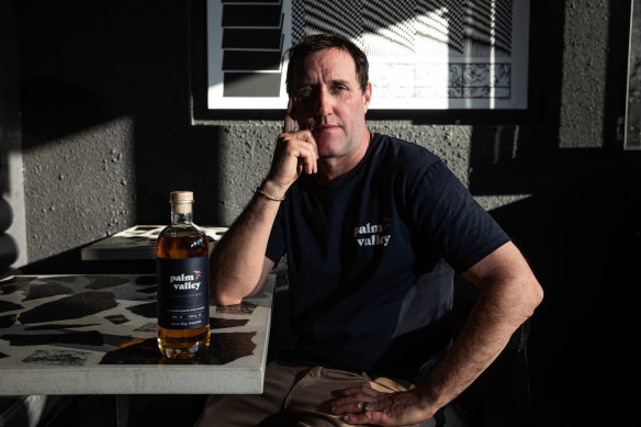 Palm Valley Spirits managing director Lewis Millward backs efforts to strengthen labelling laws for Australian spirits, including adhering to rules about place of origin.