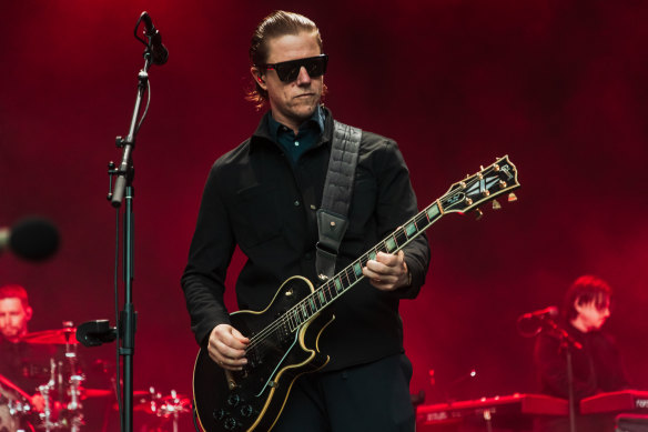 Interpol frontman Paul Banks is laconic and polite.