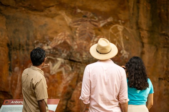 Nourlangie rock art … there are over 5000 instances of rock art in the park.