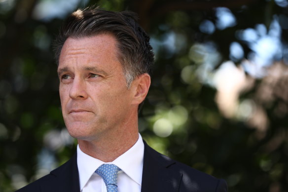 Labor leader Chris Minns said Landis’ position was untenable following his comments about the NSW premier.