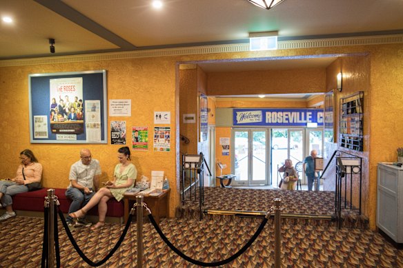 Inside the heritage-listed Roseville Cinemas.
