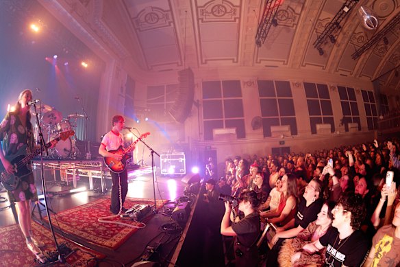 Brisbane expats were out in force to see home-town heroes Ball Park Music.